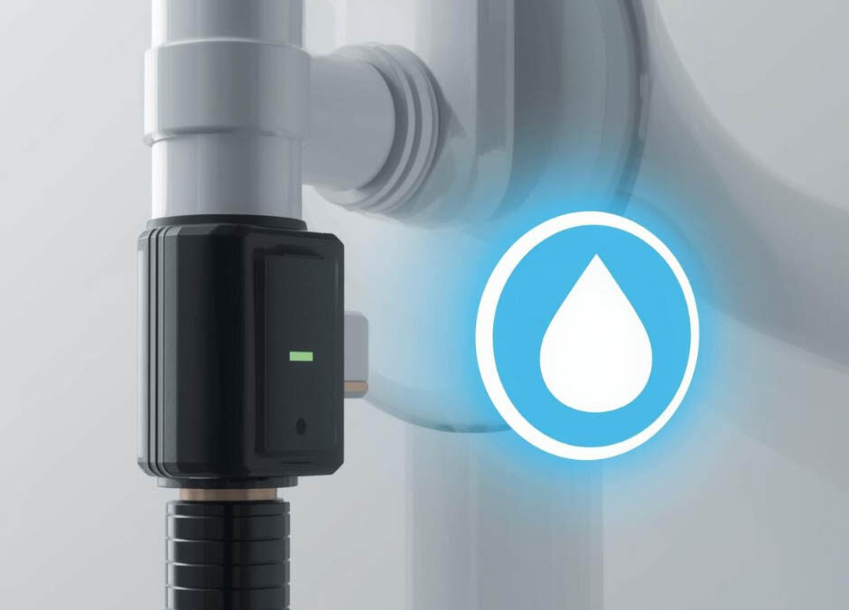 Smart water leak detector with automatic shut-off valve for New York home insurance discount - https://keatsagency.com/