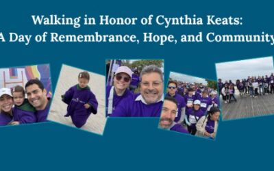 Walking in Honor of Cynthia Keats: A Day of Remembrance, Hope, and Community